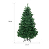 Full-Size Christmas Tree with Artificial Snow
