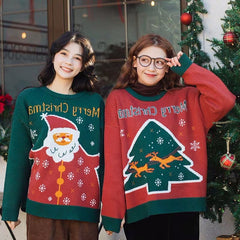 Fashion All-matching Christmas Sweater Top