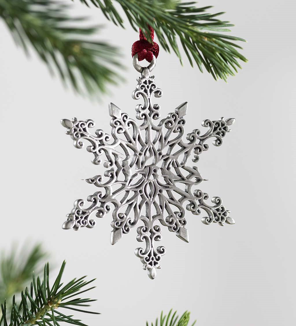 Tin Christmas Tree Pendant Ornament