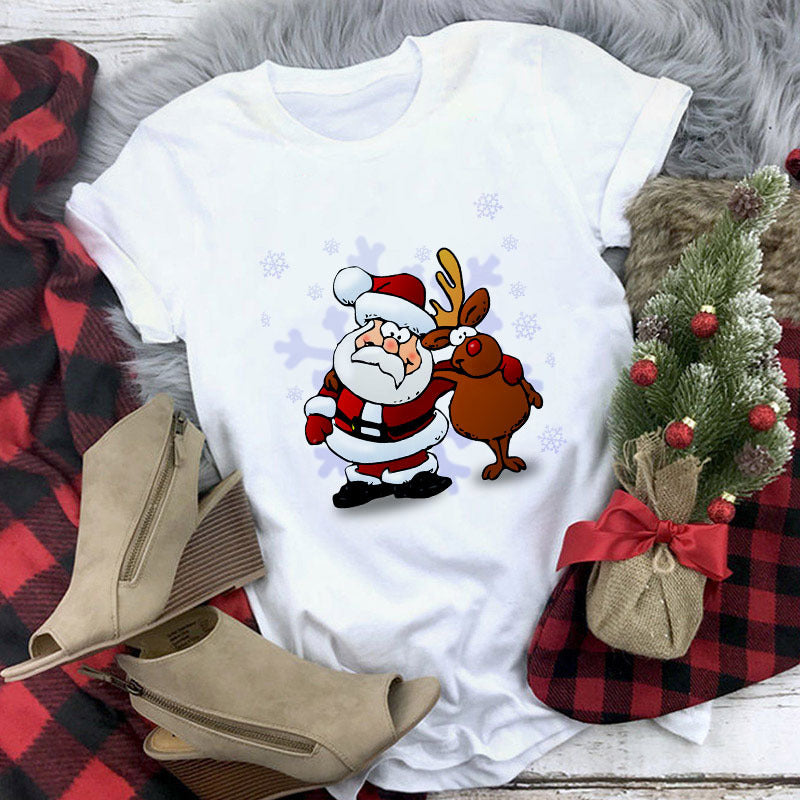 Christmas Lady Short-Sleeved T-Shirt