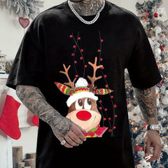 Cross-Border Short-Sleeved Christmas T-Shirt