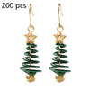 Christmas Tree Star Earrings