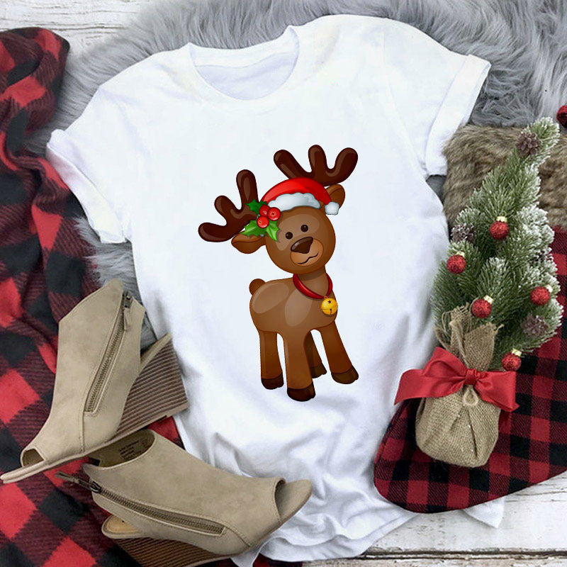 Christmas Lady Short-Sleeved T-Shirt