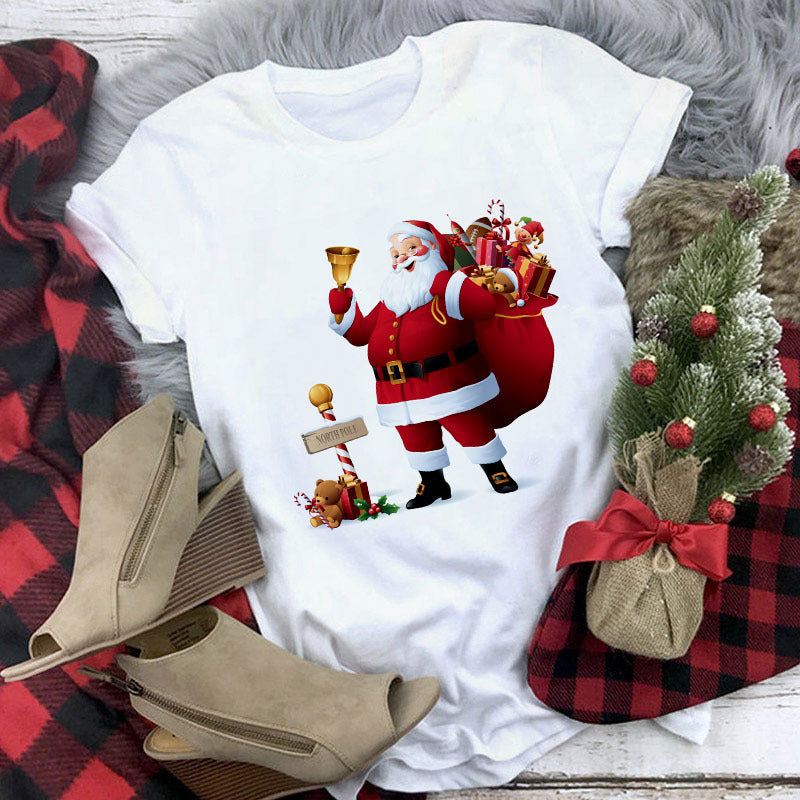 Christmas Lady Short-Sleeved T-Shirt