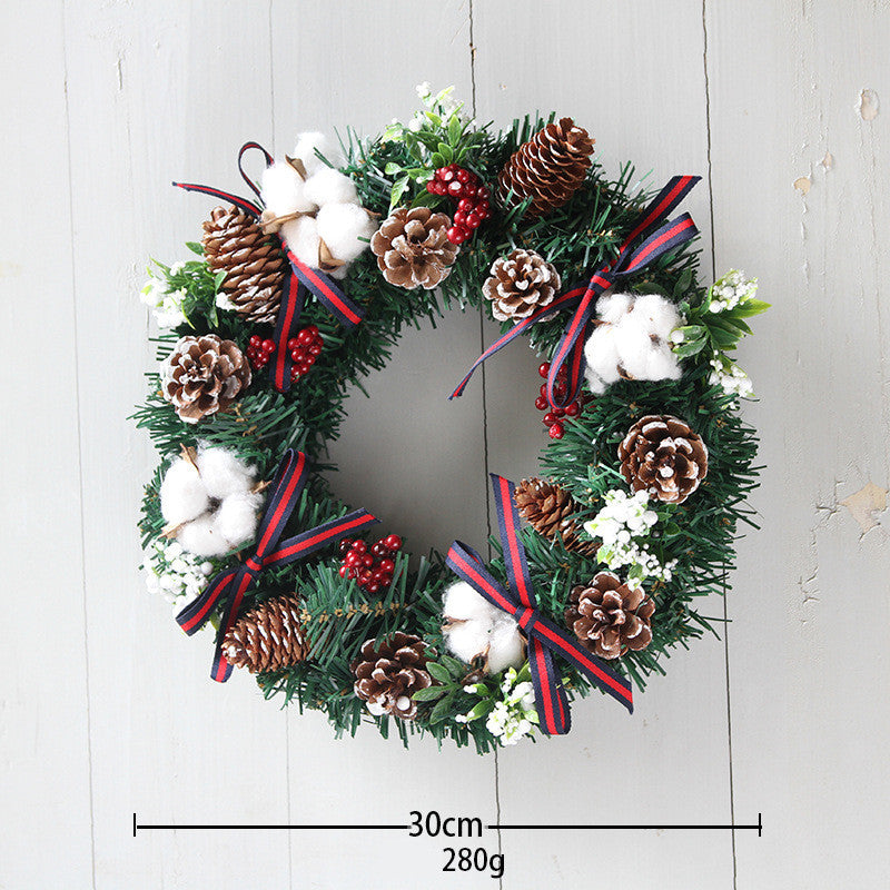 PVC Christmas Wreath — 30cm & 40cm