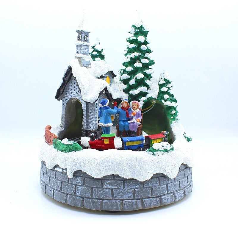 Musical Light-Up Christmas Snowscape House
