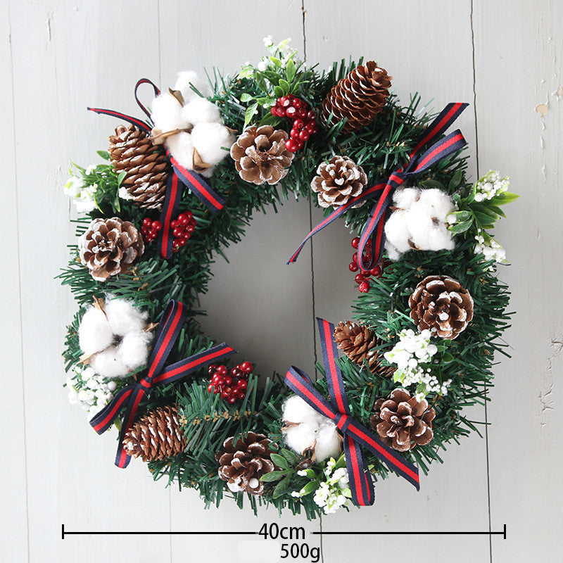 PVC Christmas Wreath — 30cm & 40cm