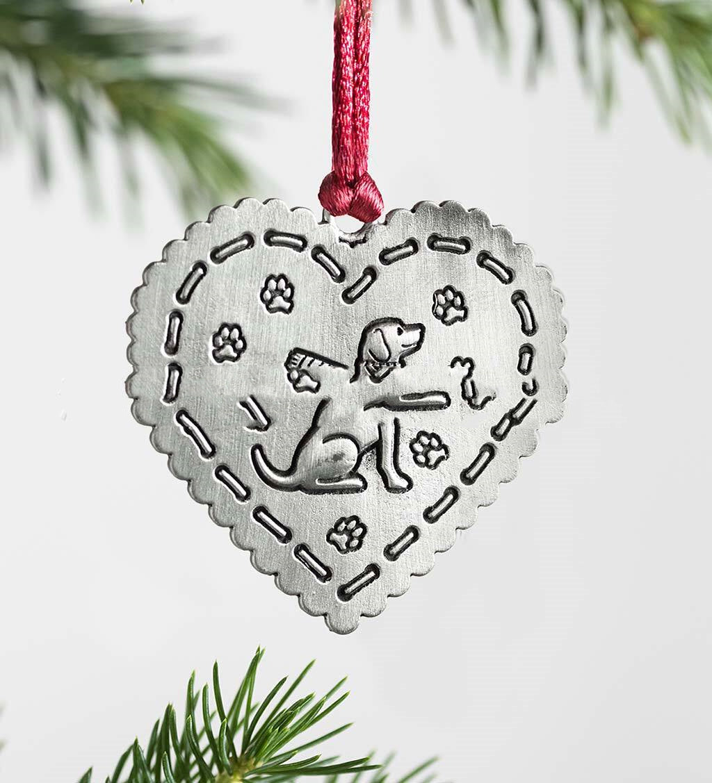 Tin Christmas Tree Pendant Ornament