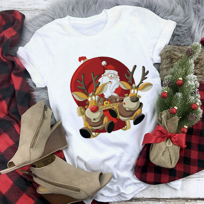 Christmas Lady Short-Sleeved T-Shirt