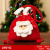 Christmas Character Brushed Gift Bag
