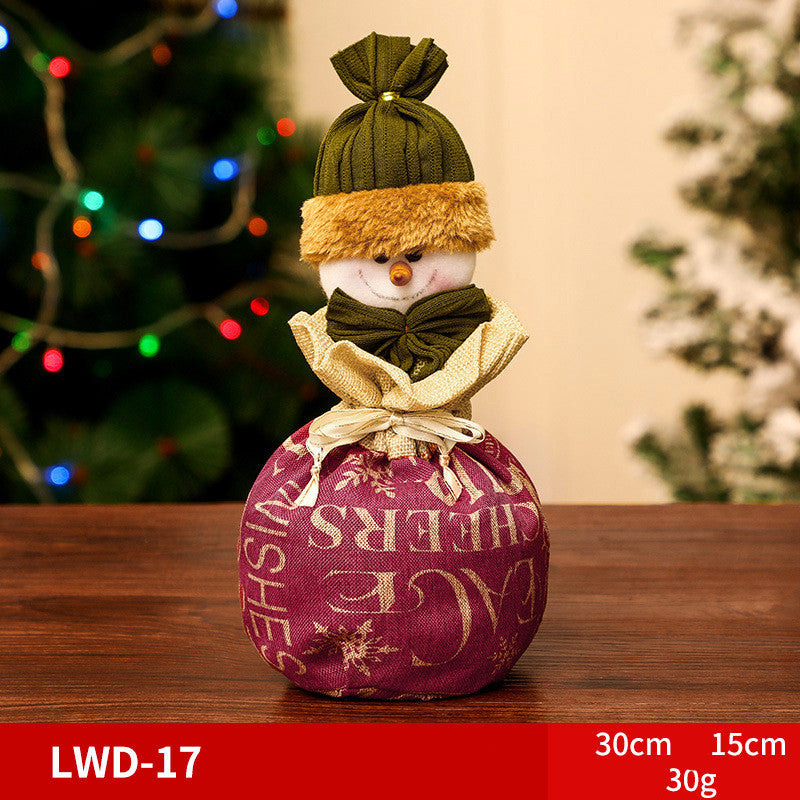 Christmas Character Brushed Gift Bag