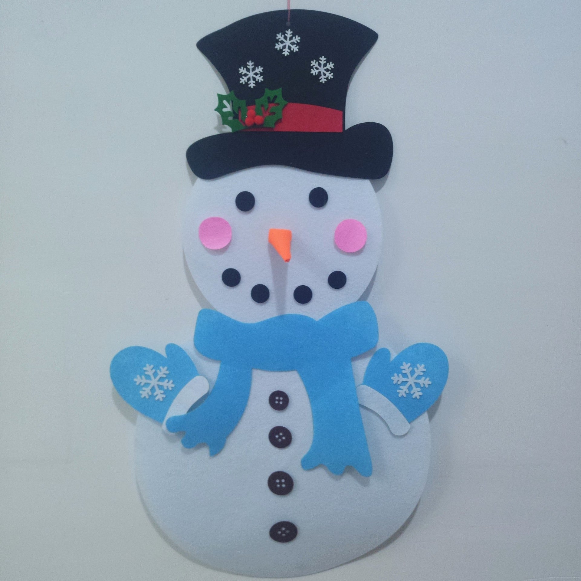 Kids' DIY Christmas Tree Wall Decoration