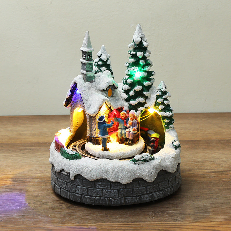 Musical Light-Up Christmas Snowscape House