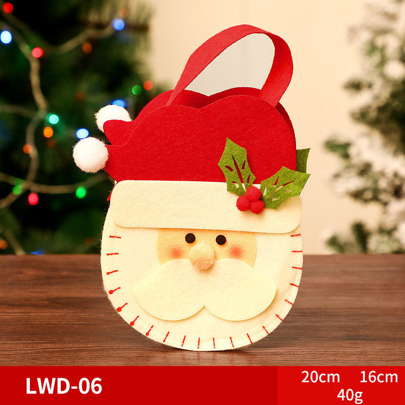 Christmas Character Brushed Gift Bag