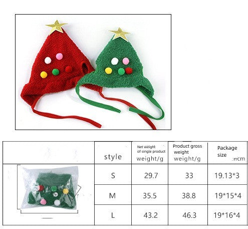 Pet Christmas Tree Hat