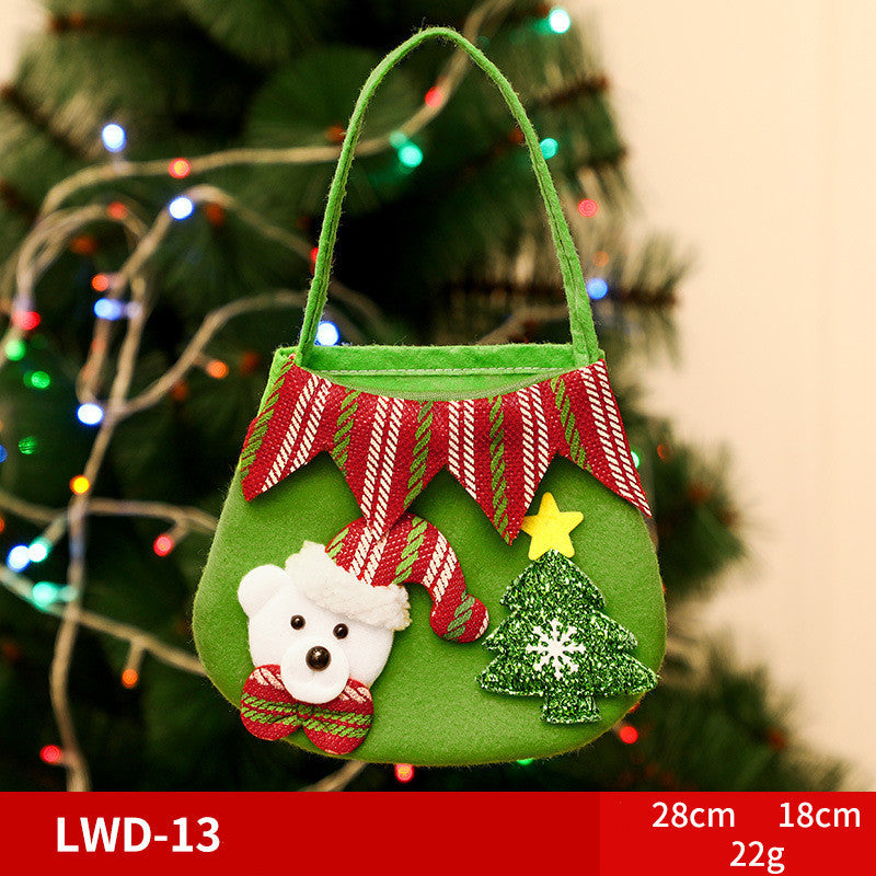Christmas Character Brushed Gift Bag