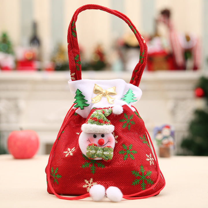 Christmas Drawstring Gift Bags